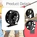 Vaveren Fly Fishing Reel Smooth Braking System Ice Fishing Tool Labor Saving with Quick Release Button Single Way Bearing Lightweight, 50mm Diameter