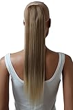 Länge: 60cm, Gewicht: 110g PRETTYSHOP 60cm Haarteil Zopf Pferdeschwanz Haarverlängerung Glatt Dunkelblond Mix HC26
