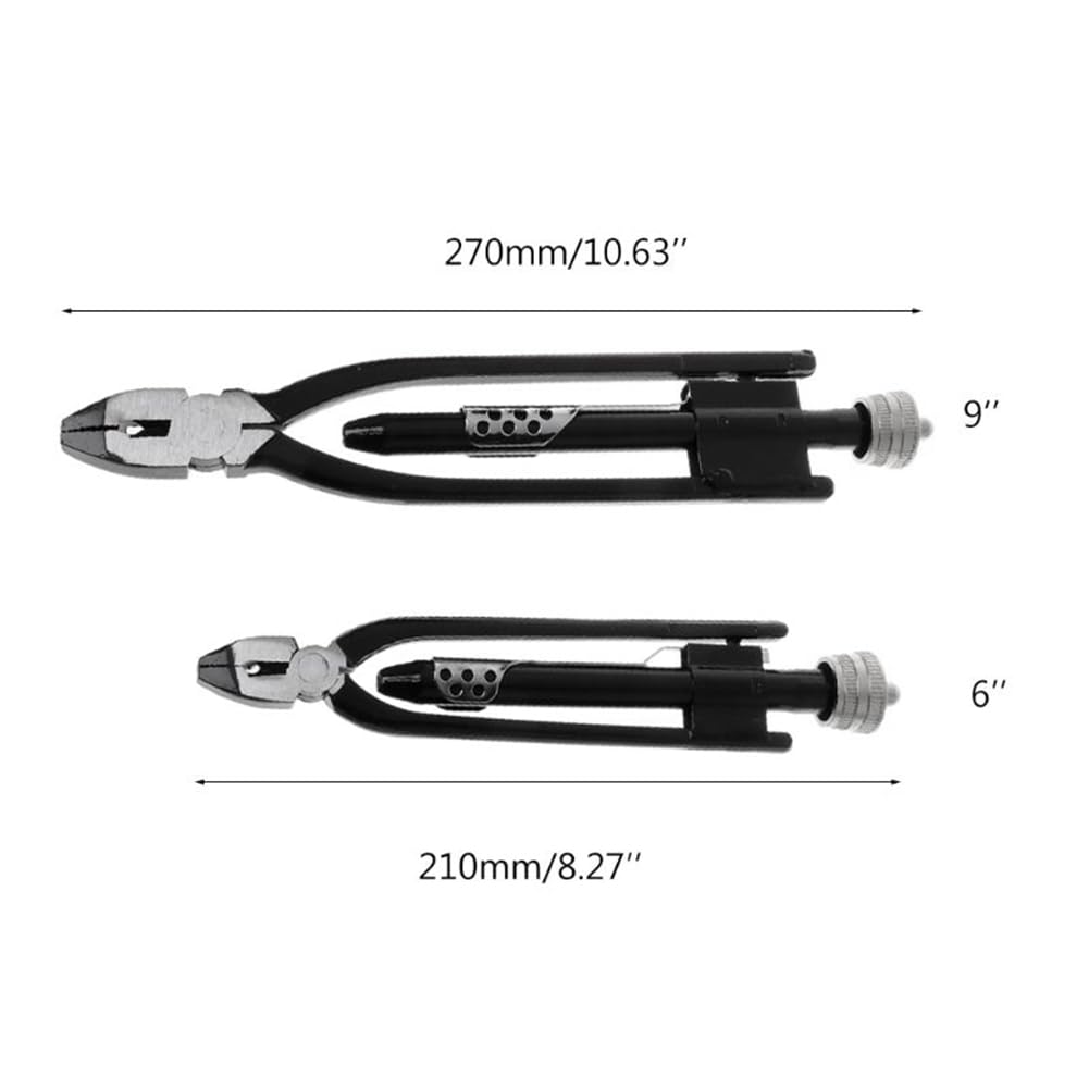 6 Pouces Aircraft Safety Wire Twisting Plier Lock Twister Twister avec Ressort de Rappel Heavy Duty Mâchoires
