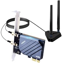 FENVi WiFi 7 PCIe Card BE8800-8800Mbps Tri-Band Gaming Network Adapter with Qualcomm QCNCM865 Chip Bluetooth 5.3 for Windows 11 Desktop, Compatible with Intel/AMD Motherboards