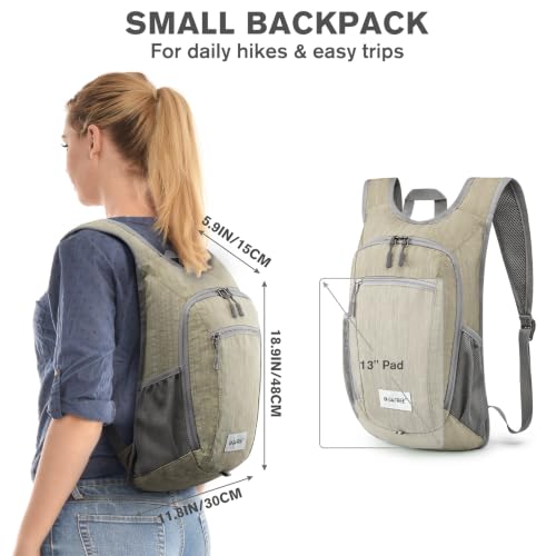 Image of G4Free 10L /15L Hiking Backpack Lightweight Packable Hiking Daypack Small Travel Outdoor Foldable Shoulder Bag
