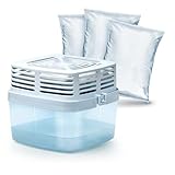 HUMYDRY Premium 450g - Aparato Deshumidificador + 3 Recambios de 450g - Solución Eficaz para Combatir la Humedad y Olores - Ideal para Hogares, Oficinas y Espacios Cerrados