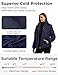 wantdo Women's Parka Winter Coat Warm Fall Jacket Puffer Jacket with Hood Navy L