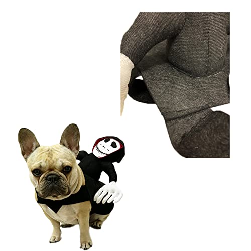 犬 ハロウィン コスプレ おばけ おもしろ 衣装 マジックテープ コスチューム 服 ドッグウェア 小型犬 中型犬 被り物 仮装 パーティー KM627G