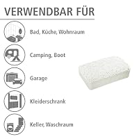 WENKO Nachfüllpack für Feuchtigkeitskiller 5 kg, Granulatblock für Raumentfeuchter, fasst bis zu 8 l Feuchtigkeit, laborgeprüft, reduziert Schimmel & Gerüche, Weiß – Ansicht 4