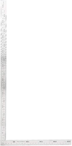 Cuadrado de carpintero, regla cuadrada en forma de L, herramienta de medición de madera para ingenieros, carpintería, regla de ángulo recto de 90