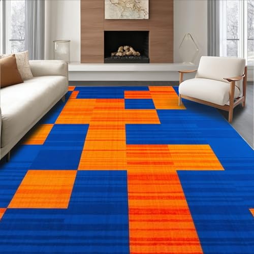 ODIKA Flatwoven High Traffic Area Rug 2x3, Color Pop Checkerboard