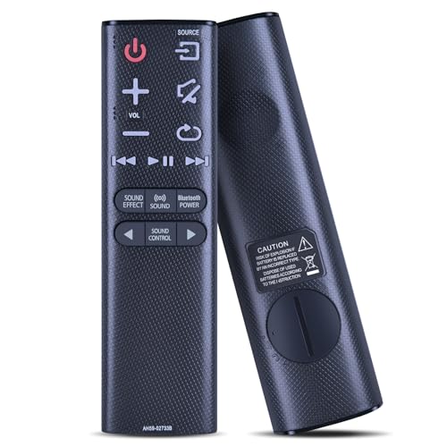 GOUYESHO Telecomando di ricambio AH59-02733B per Samsung Soundbar HW-K360 HW-K360/XY HW-K450 HW-K450/XY HW-K550 HW-K550/XY HW-K651 HW-K651/XY per telecomando Samsung