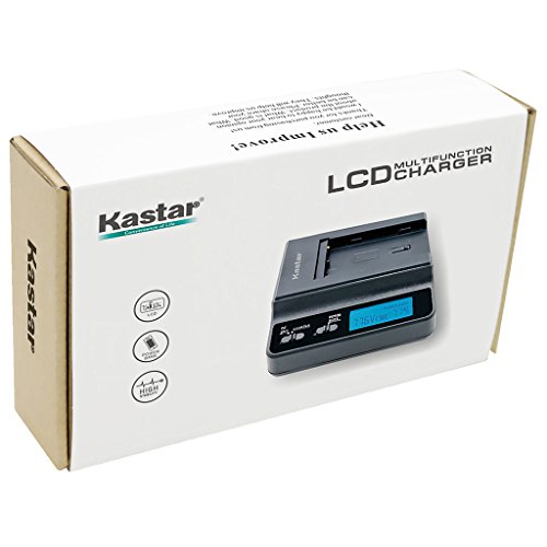 Kastar Fast Charger + 1 Battery For Sony Np-F970 Np-F960 F970 F960 F975 F950 And Dcr-Vx2100 Hdr-Ax2000 Fx1 Fx7 Fx1000 Hvr-Hd1000U V1U Z1P Z1U Z5U Z7U Hxr-Mc2000U Fs100U Fs700U And Led Video Light #TOP6