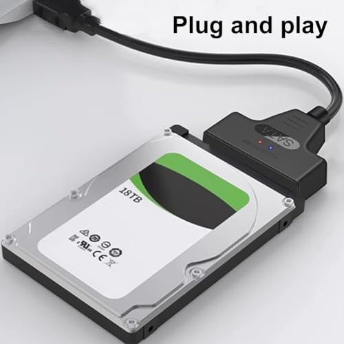 Cable USB 3.0 a SATA para discos HDD y SSD de 2.5 pulgadas miniatura 6