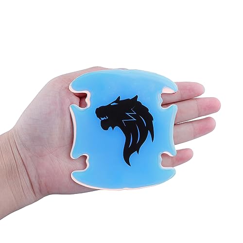 Image of Wolf Car Door Handle Stickers Car Door Cup Protector Door Handle Scratch Cover Guard Protective Outdoor Safety Reflective Strips Gradient Color for Universal car (4pcs Door Bowl Sticker)