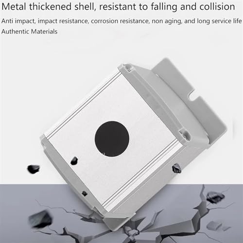 Boîtier en aluminium 19mm pour bouton-poussoir robuste et compact à double perforation