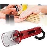 Nail Art Powder Mixing Grinder, Nail Powder Mixer Blender Aluminum Electric Tobacco Grinder Powde...