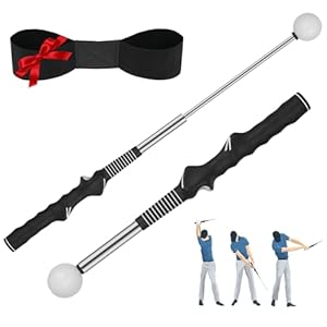 Retractable Golf Swing Training Aid – Portable Grip Trainer with Click Feedback for Right & Left-Handed Golfers – Ideal for Beginners, Indoor & Outdoor Practice – Great