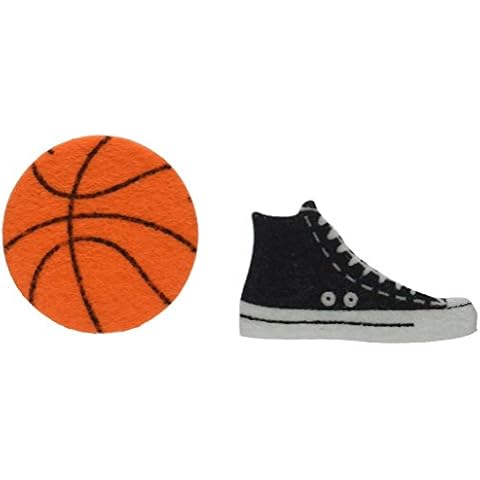 Pegatinas de Baloncesto Darice Feltie, 52 unidades Cover