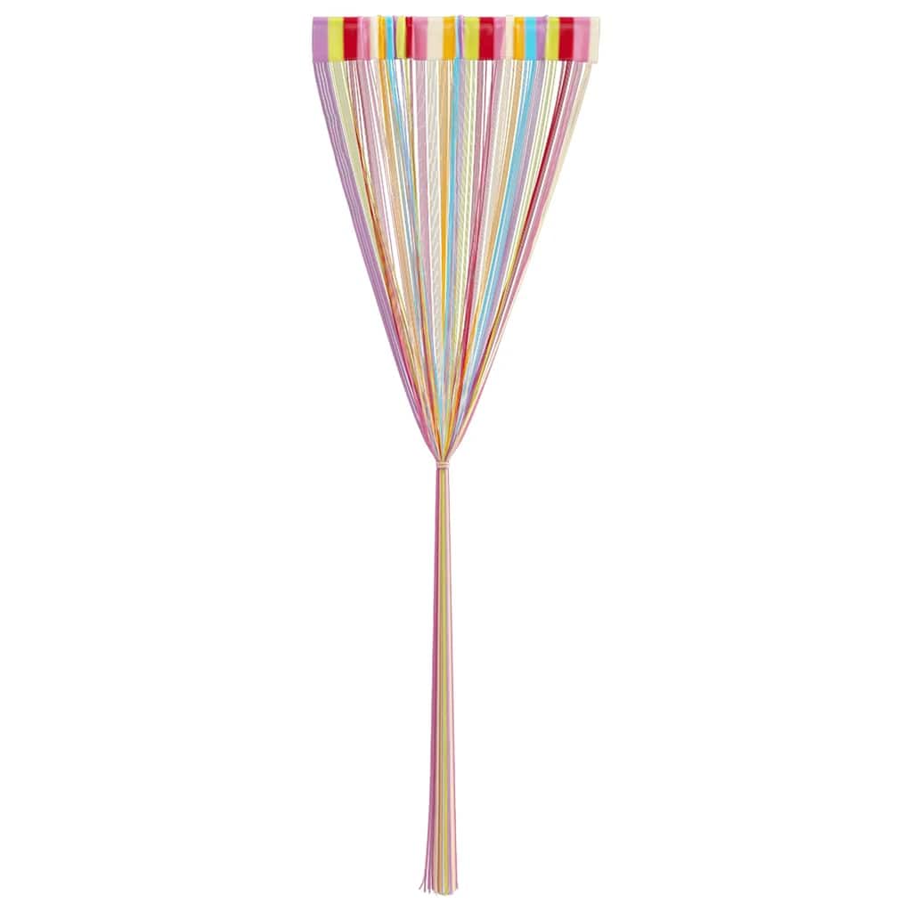 Generico Tende a Filo 2 pz Multicolore 100x250 cm,Multicolore,0.56kg,4102037