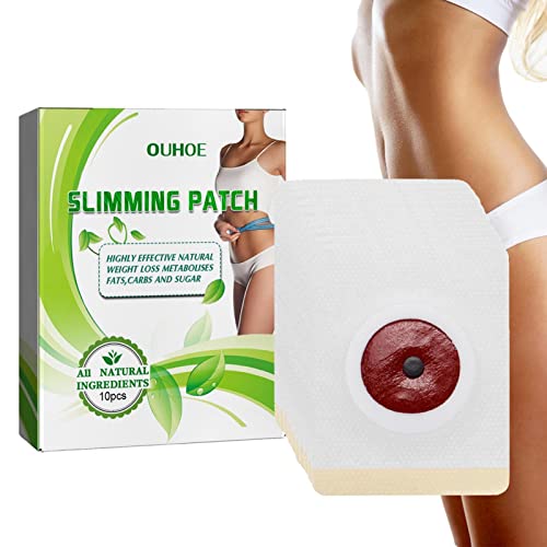 Aibyks Patchs de Perte de Poids pour la Graisse du Ventre, Lot de 10 pastilles amincissantes Portables pour Perdre du Poids, Essence Pills, Belly Patch, élimination des impuretés pour Les Femmes Cover