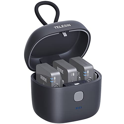 【中古】RODE wireless goⅡ 充電器セット Amazon | RODE Wireless GO II 充電ケース マイク 収納ケース