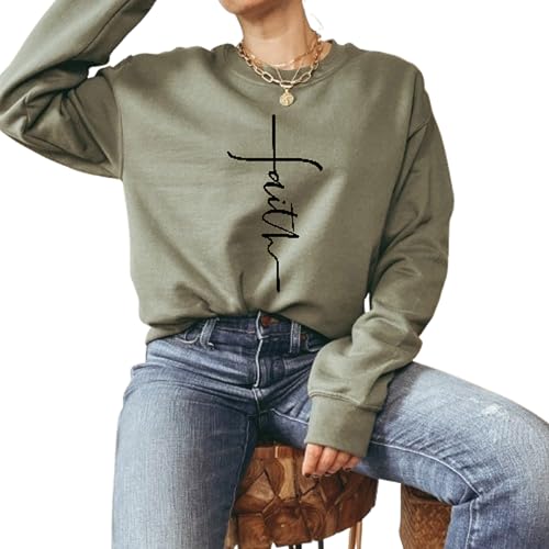 Faih sweatshirt,Christian clothing,Faith Sweatshirt, Faith Cross Sweatshirt, Christian Gift, Faith Gift,Love and Grace Shirt, Faith Cross, Vertical Cross, Jesus2