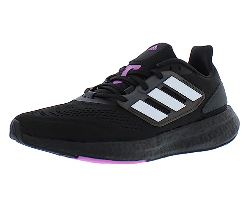 adidas Pureboost 22 - Zapatos para mujer, Core Black/Cloud White/Semi Pulse Lilac, 8.5