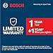 BOSCH GRL 300 HVG Self-Leveling Green-Beam Rotary Laser, Includes 2 D Batteries, Remote Control, Wall Mount, Laser Target, Laser Glasses, & Carrying Case