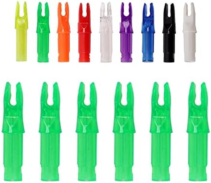 SOPOGER 50Pcs Archery Arrow Nocks .244/6.20mm ID Carbon Arrows Nock Arrow Inserts Standard Size for Arrows DIY Hunting Shooting SOPOGER 50Pcs Archery Arrow Nocks .244/6.20mm ID Carbon Arrows Nock Arrow Inserts Standard Size for Arrows DIY Hunting Shooting