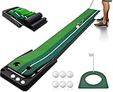 ✿【Set beinhaltet】1Stück 2.5m Golf Putting Green, 6 Golfbälle, 1 Golf Putting Training Cup, damit Sie so viel üben und spielen können, wie Sie möchten!