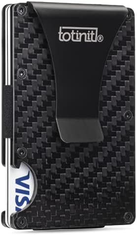totinit Vault CF RFID wallet - Carbon Fiber w/bottle opener (Black)