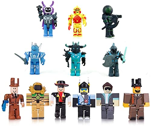 WCZZH 12 Teile/Set Roblox Actionfiguren 7,6 cm PVC-Spielzeug, Roblox-Figuren-Set, Geschenk Für Roblox-Fans, Für Party-Kuchen-Dekorationen, Partyzubehör, Dekorationen Cover