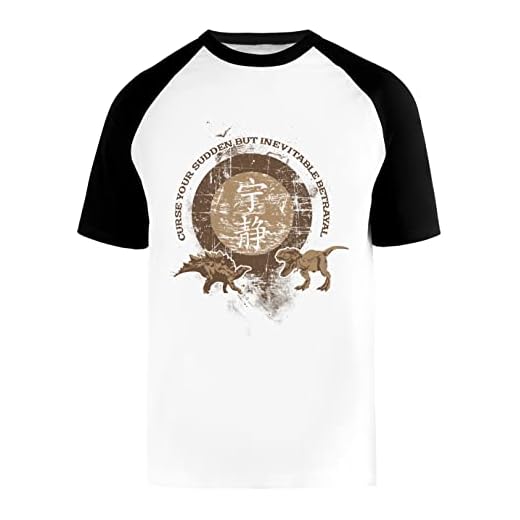 Curse Your Sudden But Inevitable Betrayal Baseball T-shirt Unisex Herr Kvinnor Vit Rund Nacke Korta ärmar Ekologisk Bomull Tee Men's Women's White XL