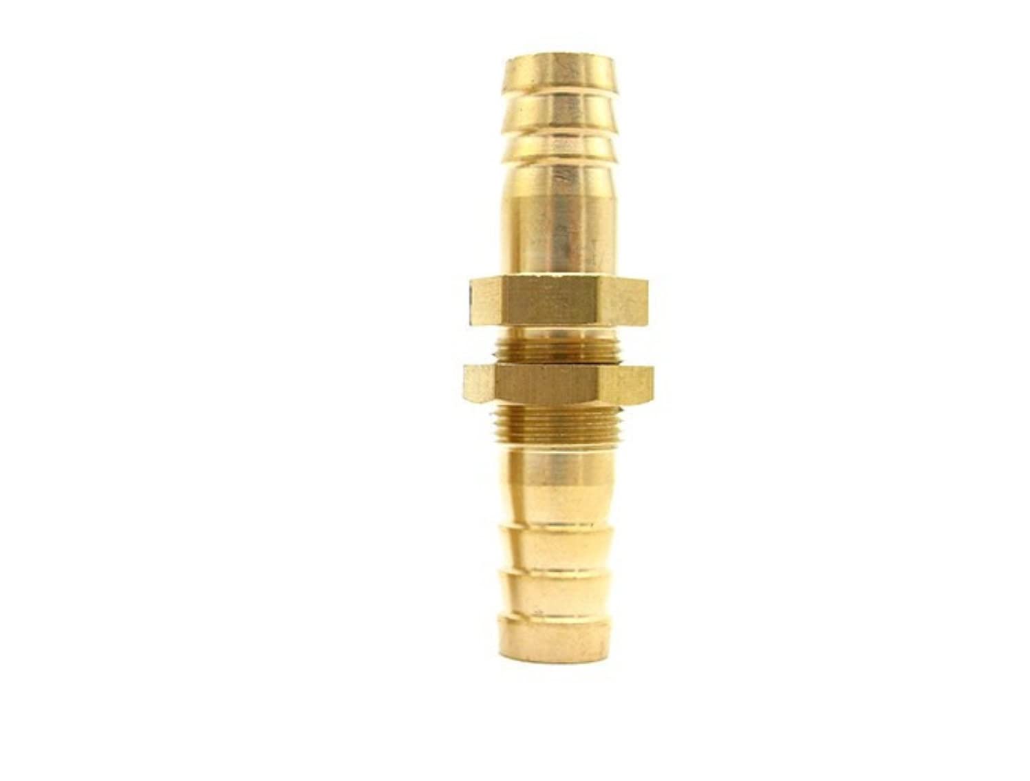 4mm 6mm 8mm 10mm 12mm 14mm 16mm 19mm 25mm Hose Barb Bulkhead Brass Barbed Tube Pipe Fitting Coupler Connector Adapter
