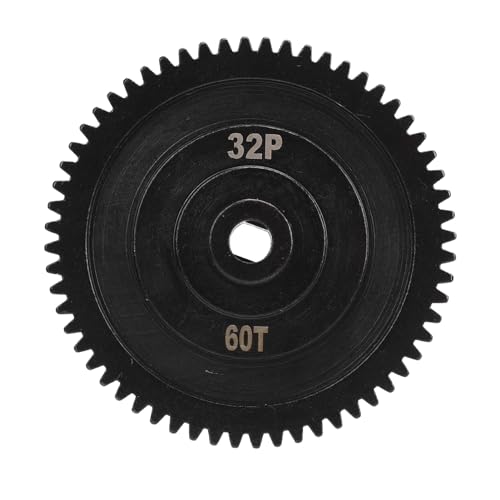 Lybunair Spur Gear Stainless Steel 60T 32P for SCX10 PRO 1/10 RC Car Upgrade Parts