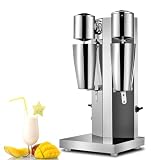 Milchshake-Maker, 18.000 U/min, elektrischer Milchshaker, Edelstahl-Milchshaker, gewerbliche Milchshake-Maschine, Mixer für Smoothies,A-DoubleHead