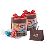 【Lindt公式】リンツ Lindt チョコレート リンドールギフトボックス クリスマス 8個入 2箱 手提げ袋付き ショッピングバッグXS付