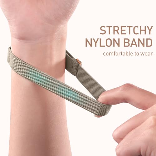 Odbeai Elastic Bands Compatible with Fitbit Inspire 3 Bands for Women Men, Water-Resistant Stretchy Nylon Adjustable Soft Sport Replacement Strap for Inspire 3/Inspire 2/Inspire, 5 Packs by Odbeai - Used condition - Image 4