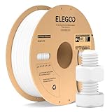 ELEGOO ABS 3Dプリンターフィラメント 1.75mm 高強度 高耐久 耐熱 耐水性 耐衝撃性エンジニアリンググレードフィラメント 3Dプリンター用 1kgスプール ホワイト