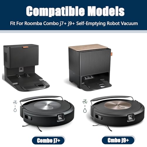 Image of 6 Pack Replacement Mop Pads Compatible with i-Robot Roomba Combo J7+ J9+ Robot Vacuum Mopping Pads Accessory Parts