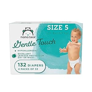 Amazon Brand – Mama Bear Gentle Touch Diaper...
