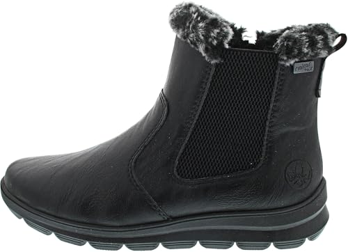 Rieker Z0061 Bottine Femme lacet et zip chaussure marche