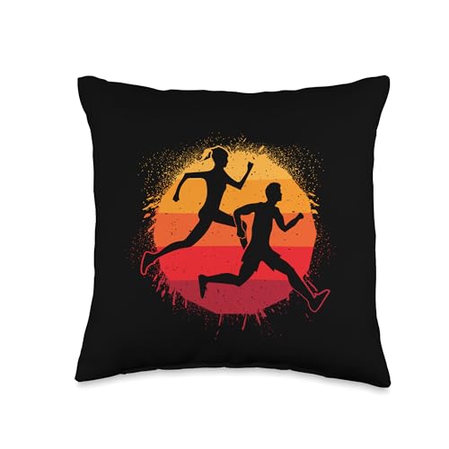 Running Medallions Apparel Custom Medallion All Inclusive Running Groups Throw Pillow, 16x16, Multicolor