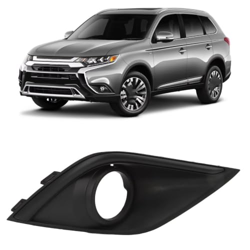 Rejillas de luz antiniebla delanteras para Mitsubishi Outlander 2019 2020, embellecedor de recambio 3