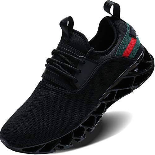 Wonesion Mens Sport Fitness Workout Shoes Comfortable Slip on Casual Sneakers for Men Boys