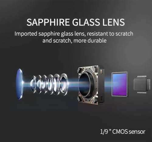 Endoscope smartphone étanche IP67 avec caméra d'inspection 360°