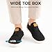 CFVKPT Mens Wide Toe Box Barefoot Shoes Dress Shoes with Zero Drop Sole Business Oxfords Fashion Casual Sneakers Size 6.5-13 (Black,45)