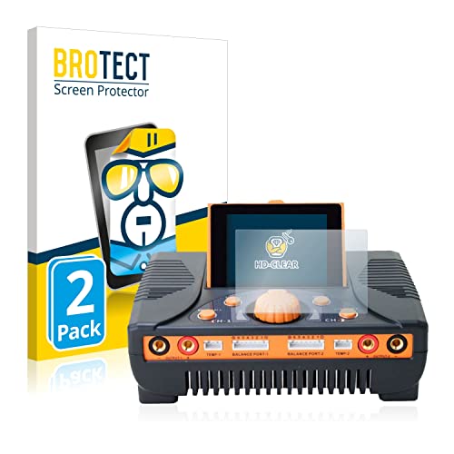 brotect 2-Pack Screen Protector Compatible with Junsi iCharger 406 Duo - HD-Clear Protection Film