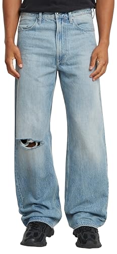 G-STAR Men's Type 96 Loose Jeans, Azul (Vintage Ripped Mine Dust D23693-d788-h118), 27W x 32L