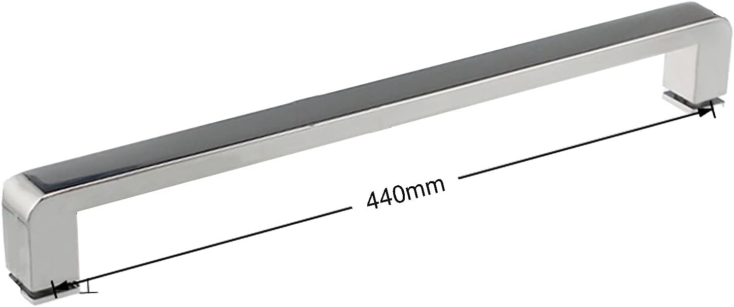 Pull Push Door Handles,Simple Sliding Door Household Bathroom Shower Furniture Glass Door Hardware Accessories (Size : 400mm) (Size : 440mm)