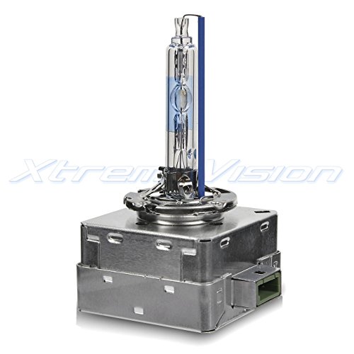 Image of XtremeVision AC HID Xenon Replacement Bulbs - D3S / D3R / D3C - 6000K Light Blue (1 Pair) (Metal Base)
