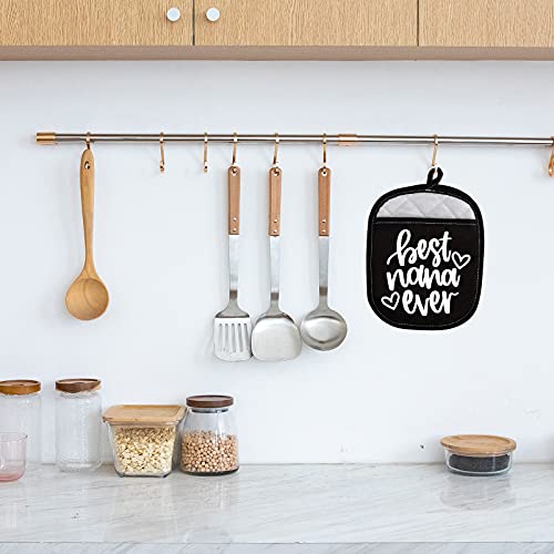 Levlo Idea Best Nana/Mom Ever Pot Holders Gift For Aunt Mother Grandmother (Nana) #TOP6