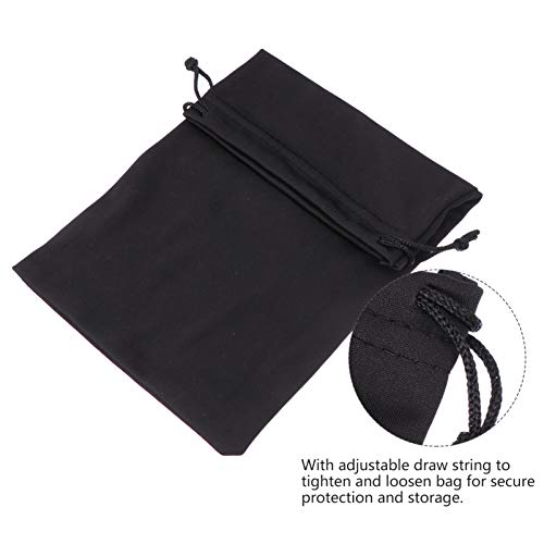 image for Homoyoyo Glasses Storage Pouch 10PCS Ski Goggle Bag, Microfiber Protec